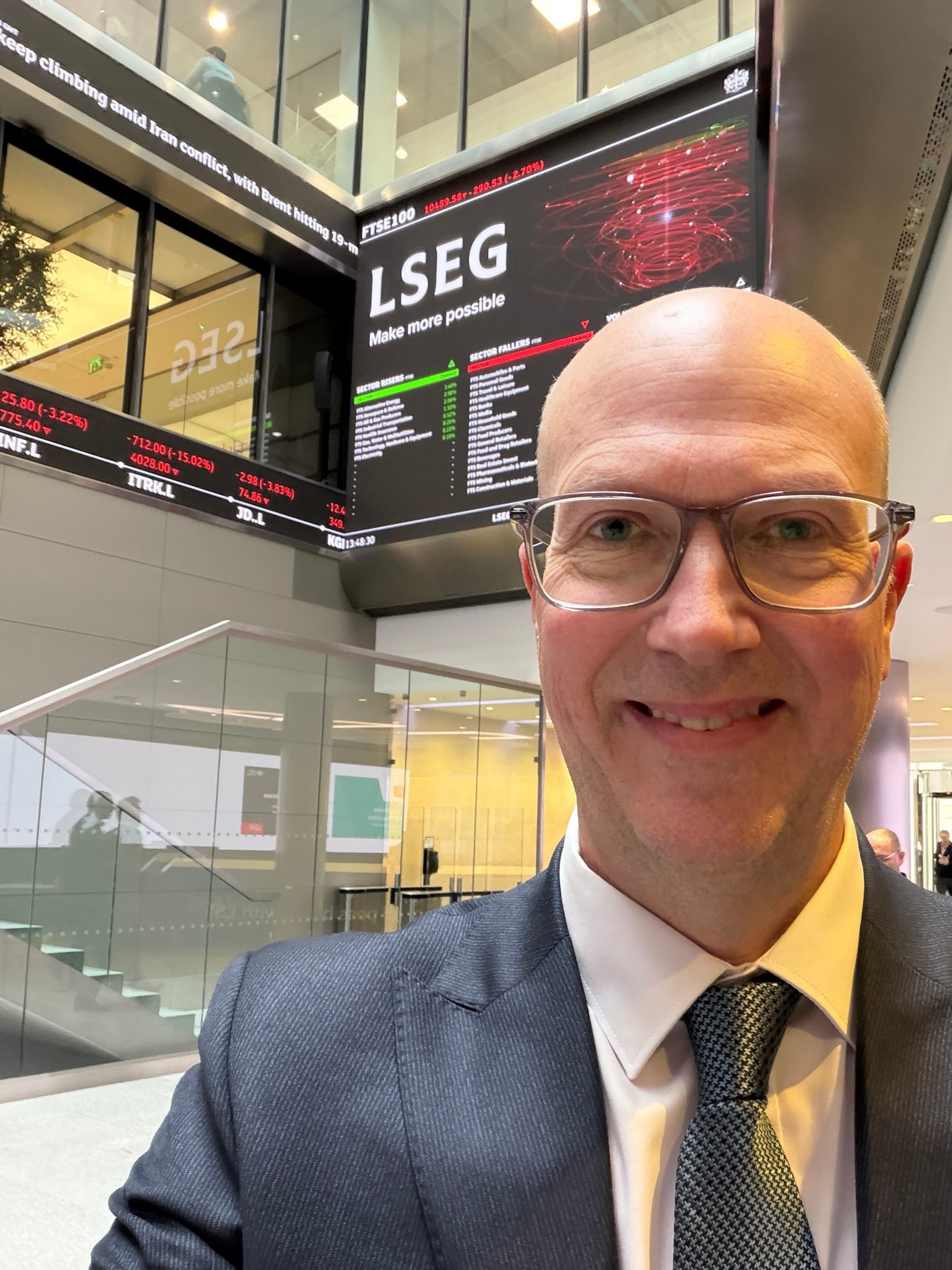 Andrew Radcliffe London Stock Exchange Building High Performing Teams